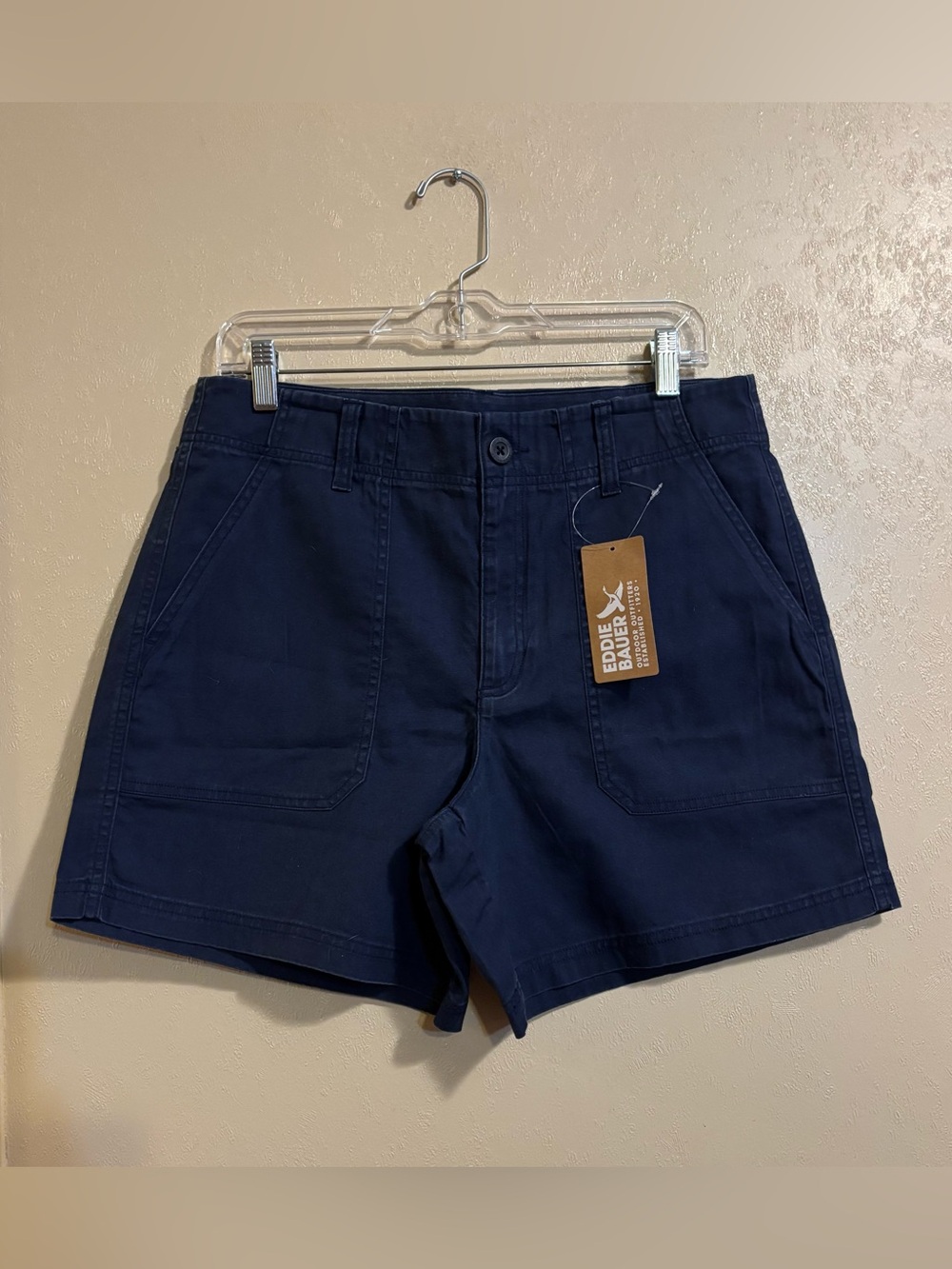 NWT Eddie Bauer Canvas Utility Shorts sz 10